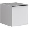 Leroy Merlin Base laterale Pixel con anta Frame laccato opaco bianco e maniglia alluminio nero opaco L.40 H.40 P.45,5 cm.