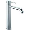 HUBER Rubinetto per lavabo getto laminare cristallino TAYRONA cromato lucido HUBER H 28.7 cm
