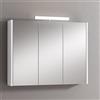 Leroy Merlin Pensile con luce Akira laccato bianco opaco L 90 x H 70 x P 15.5 cm