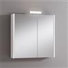 Leroy Merlin Pensile con luce Akira laccato lucido bianco L 71.5 x H 70 x P 15.5 cm