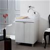 Leroy Merlin Mobile lavanderia con lavabo incluso Exe in abs olmo perla P 60 x L 60 x H 84 cm