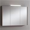 Leroy Merlin Pensile con luce Akira rovere scuro L 100 x H 70 x P 15.5 cm