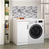 Leroy Merlin Mobile lavanderia con lavabo incluso Ada in abs bianco ottico P 60 x L 108 x H 65 cm