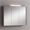 Leroy Merlin Pensile con luce Akira rovere scuro L 90 x H 70 x P 15.5 cm