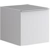 Leroy Merlin Base laterale Pixel con anta Plain laccato opaco bianco e maniglia alluminio brillante L.40 H.40 P.45,5 cm.