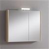 Leroy Merlin Pensile con luce Akira rovere nabucco L 80 x H 70 x P 15.5 cm