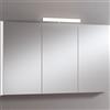 Leroy Merlin Pensile con luce Akira laccato lucido bianco L 120 x H 70 x P 15.5 cm