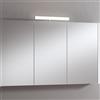 Leroy Merlin Pensile con luce Akira laccato bianco opaco L 120 x H 70 x P 15.5 cm