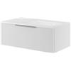 SENSEA Mobile da bagno sospeso sotto lavabo L 70 x H 50 x P 37 cm bianco, 2 cassetti Neo, Maniglie acquistabili separatamente