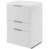 SENSEA Mobile da bagno a terra L 60 x H 84 x P 48 cm bianco, 3 cassetti SENSEA Neo Line, Maniglie acquistabili separatamente