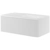 SENSEA Mobile da bagno sospeso sotto lavabo L 70 x H 50 x P 37 cm bianco, 2 cassetti Neo, Maniglie acquistabili separatamente