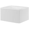 SENSEA Mobile da bagno sospeso sotto lavabo L 95 x H 25.2 x P 50.8 cm bianco, 1 cassetto Neo, Maniglie acquistabili separatamente