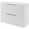 SENSEA Mobile da bagno sospeso sotto lavabo L 70 x H 50 x P 51 cm bianco, 2 ante Neo, Maniglie acquistabili separatamente