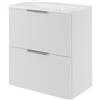 SENSEA Mobile da bagno sospeso sotto lavabo L 105 x H 25 x P 46 cm bianco, 1 cassetto Neo, Maniglie acquistabili separatamente