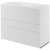 SENSEA Mobile da bagno a terra L 105 x H 84 x P 48 cm bianco laccato opaco, 3 cassetti SENSEA Neo Line