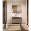 Leroy Merlin Cassettone da bagno Element VISOBATH 1 cassetto P 46 x L 100 x H 35 cm cenere laccato truciolare