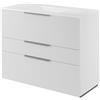SENSEA Mobile da bagno a terra L 105 x H 84 x P 48 cm bianco laccato opaco, 3 cassetti SENSEA Neo Line