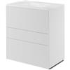 SENSEA Mobile da bagno a terra L 75 x H 84 x P 48 cm bianco laccato opaco, 3 cassetti SENSEA Neo Line