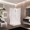 Leroy Merlin Cabina doccia idromassaggio rettangolare PERLA 120 x 80 cm