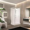 Leroy Merlin Cabina doccia idromassaggio rettangolare PERLA 100 x 80 cm