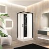 Leroy Merlin Cabina doccia idromassaggio rettangolare PERLA 100 x 80 cm