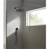 Ideal Standard Soffione doccia IDEAL STANDARD Alu+ e doccetta in abs nero spazzolato 2 getti