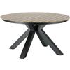 Leroy Merlin Tavolo da pranzo per giardino Capri in alluminio con piano in polywood marrone per 6 persone 140cm