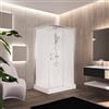 Leroy Merlin Cabina doccia idromassaggio rettangolare PERLA 120 x 80 cm