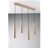 LUCE AMBIENTE DESIGN Lampadario Glamour Fluke oro 4x GU10 Ø68cm LUCE AMBIENTE DESIGN