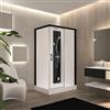Leroy Merlin Cabina doccia idromassaggio rettangolare PERLA 120 x 80 cm