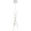 Leroy Merlin Lampadario LED moderno Tiriac bianco, luce calda 830 lumen