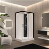 Leroy Merlin Cabina doccia idromassaggio rettangolare PERLA 120 x 80 cm