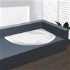 Leroy Merlin Vasca idromassaggio angolare SAMOA bianco 150 x 85 cm 0 bocchette