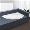 Leroy Merlin Vasca idromassaggio angolare SAMOA bianco 165 x 85 cm 0 bocchette