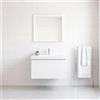 Leroy Merlin Mobile da bagno sospeso sotto lavabo Pixel frame 1 cassetto L 60 x H 40 x P 45.5 cm bianco laccato opaco con maniglia alluminio brillante