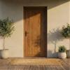 Leroy Merlin Portoncino d'ingresso in pvc Base L 90 x H 210 cm noce apertura destra, falso telaio non incluso