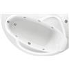 Leroy Merlin Vasca idromassaggio angolare SAMOA bianco 165 x 85 cm 5 bocchette