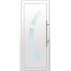 Leroy Merlin Portoncino d'ingresso in pvc 10007 L 80 x H 210 cm bianco apertura sinistra, falso telaio non incluso