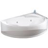 Leroy Merlin Vasca idromassaggio angolare SAMOA bianco 150 x 85 cm 17 bocchette
