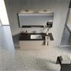 Leroy Merlin Mobile da bagno sospeso sotto lavabo L 120 x H 40 x P 45.5 cm olmo laccato opaco, 1 cassetto Pixel plain