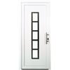 Leroy Merlin Portoncino d'ingresso 20011 L 90 x H 210 cm in PVC bianco, apertura spingere a sinistra, falso telaio non incluso