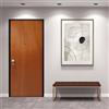 Master Porta blindata MASTER Flame L 90 x H 210 cm in melaminico noce, apertura spingere a destra, falso telaio incluso