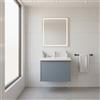 Leroy Merlin Mobile da bagno sospeso sotto lavabo Pixel frame 1 cassetto L 60 x H 40 x P 45.5 cm blu indaco e maniglia alluminio brillante