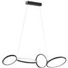 Leroy Merlin Lampadario LED moderno Rondo nero, luce calda 4600 lumen