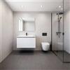 Leroy Merlin Mobile da bagno sospeso sotto lavabo Pixel grid 1 cassetto L 60 x H 40 x P 45.5 cm bianco laccato opaco con maniglia alluminio brillante