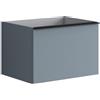 Leroy Merlin Mobile da bagno sospeso sotto lavabo L 60 x H 40 x P 45.5 cm indaco, 2 cassetti Pixel plain