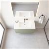 Leroy Merlin Mobile da bagno sospeso sotto lavabo Pixel grid 1 cassetto L 60 x H 40 x P 45.5 cm verde salvia laccato opaco, con maniglia alluminio brillante