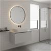 Leroy Merlin Mobile da bagno sospeso sotto lavabo Pixel plain 1 cassetto L 80 x H 40 x P 45.5 cm grigio pastello laccato opaco, con maniglia alluminio nero opaco