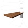 Iris Gradino Nara in legno noce grigio L 690 mm H 180 mm