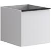 Leroy Merlin Mobile da bagno sospeso sotto lavabo L 40 x H 40 x P 45.5 cm bianco laccato, 2 cassetti Pixel plain